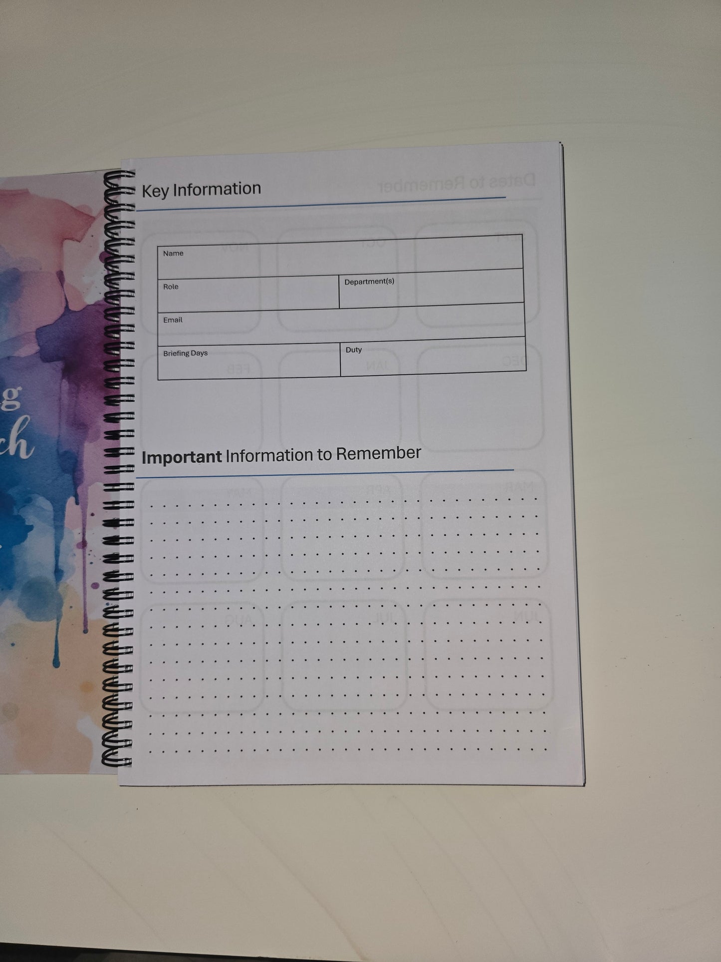DT Teacher Planner