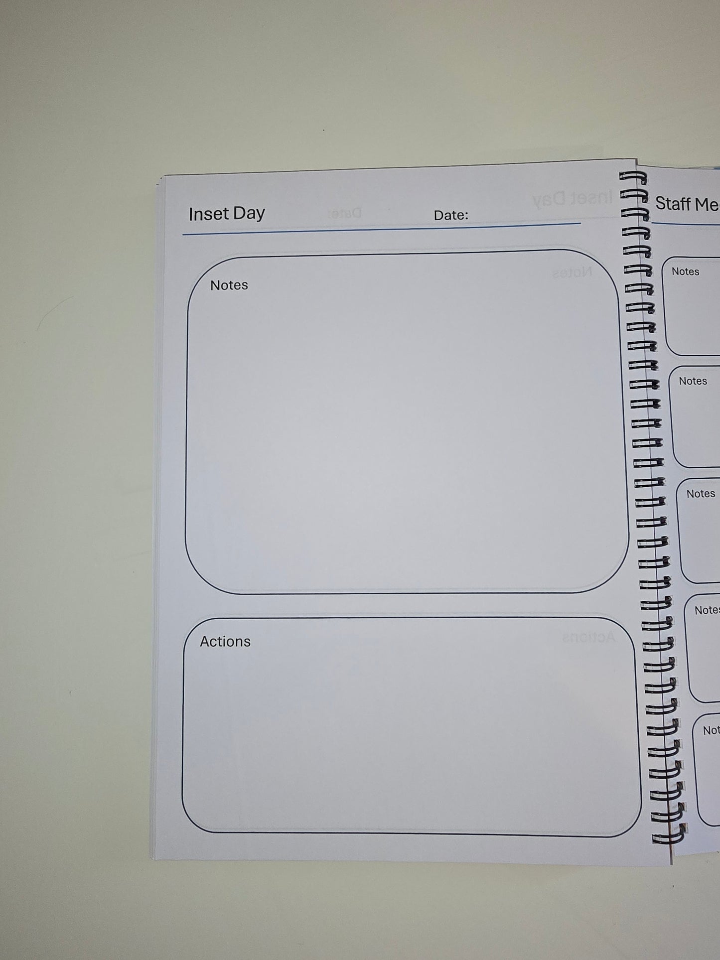 DT Teacher Planner
