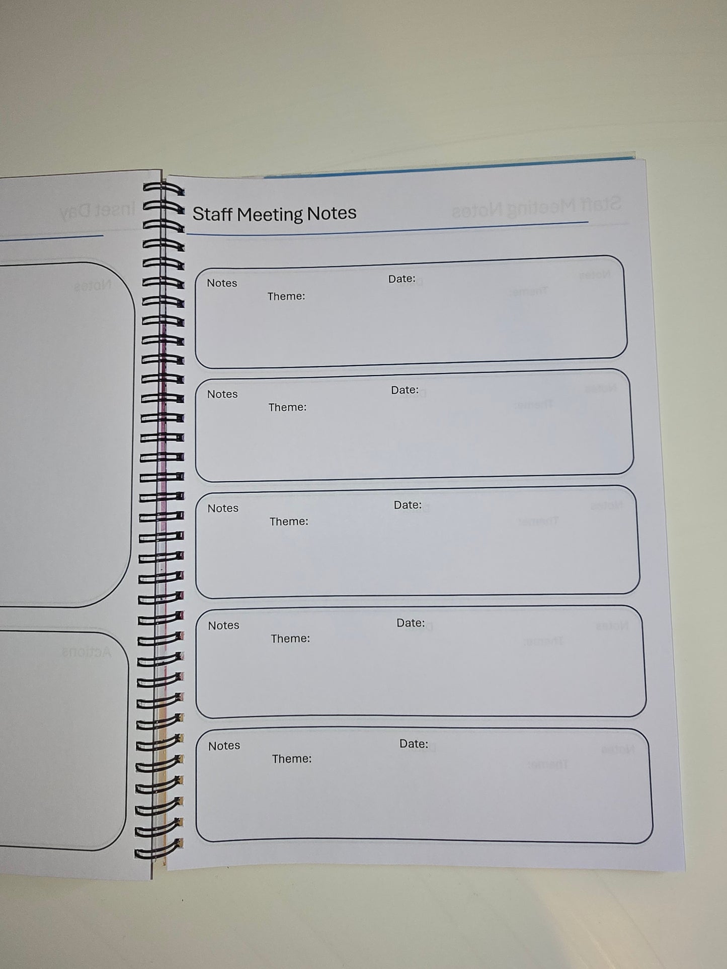 DT Teacher Planner