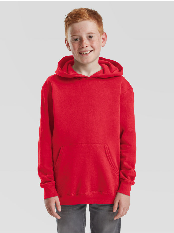 Custom Fruit of the Loom Kids No Zip Hoodie