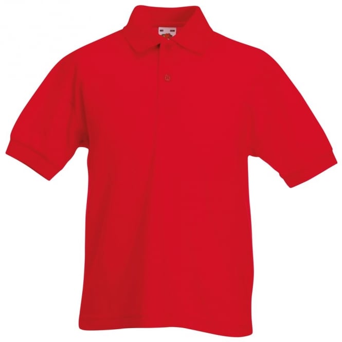 Custom Fruit of the Loom Kids Polo Shirt
