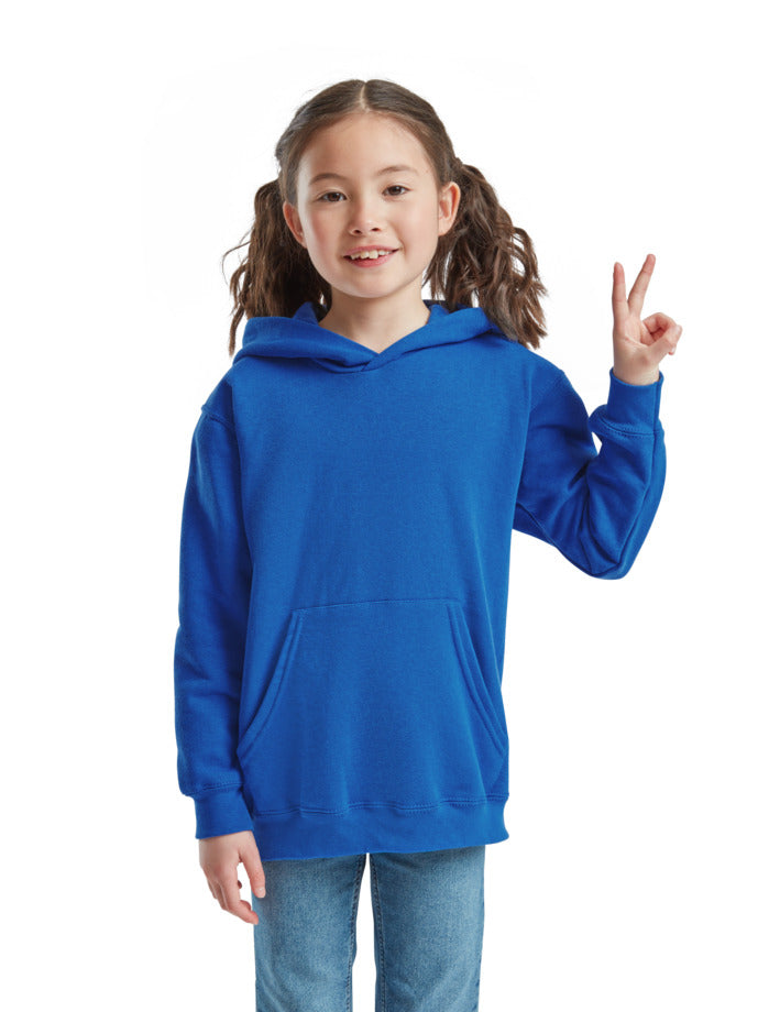 Custom Fruit of the Loom Kids No Zip Hoodie