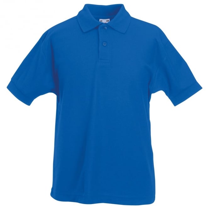 Custom Fruit of the Loom Kids Polo Shirt