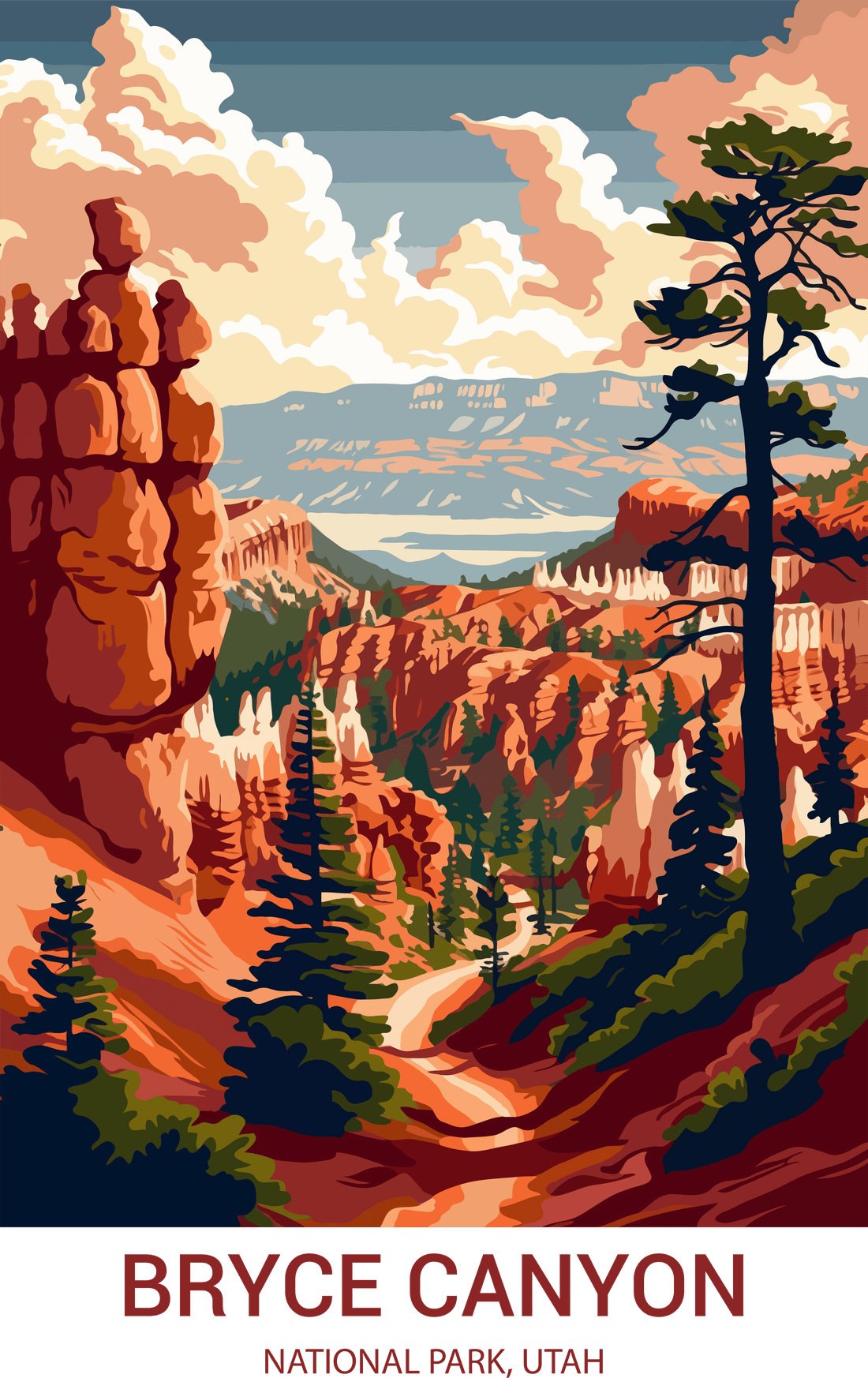 Bryce Canyon National Park, Utah A3 Poster