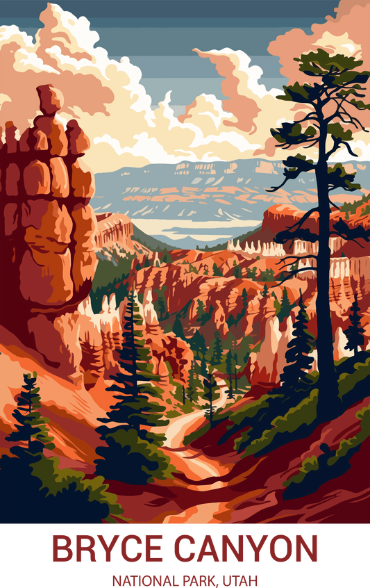 Bryce Canyon National Park, Utah A3 Poster