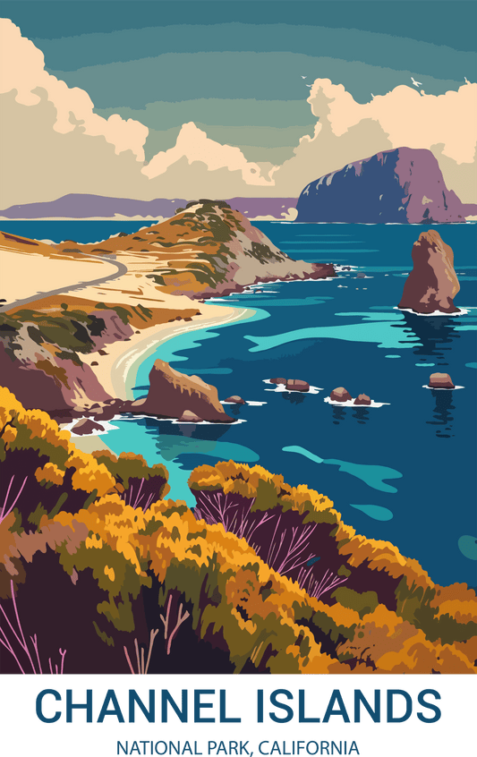 Channel Islands National Park, California A4 Poster