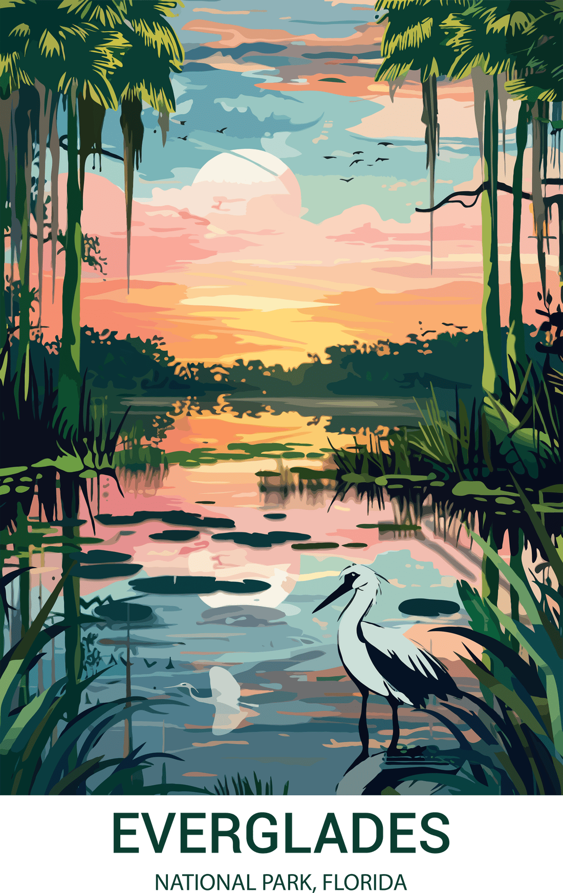 Everglades National Park, Florida A3 Poster