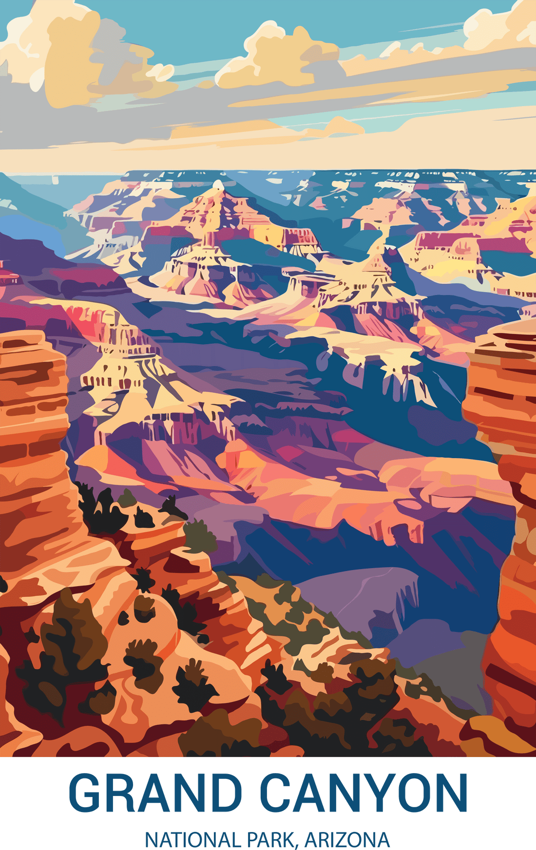 Grand Canyon National Park, Arizona A3 Poster
