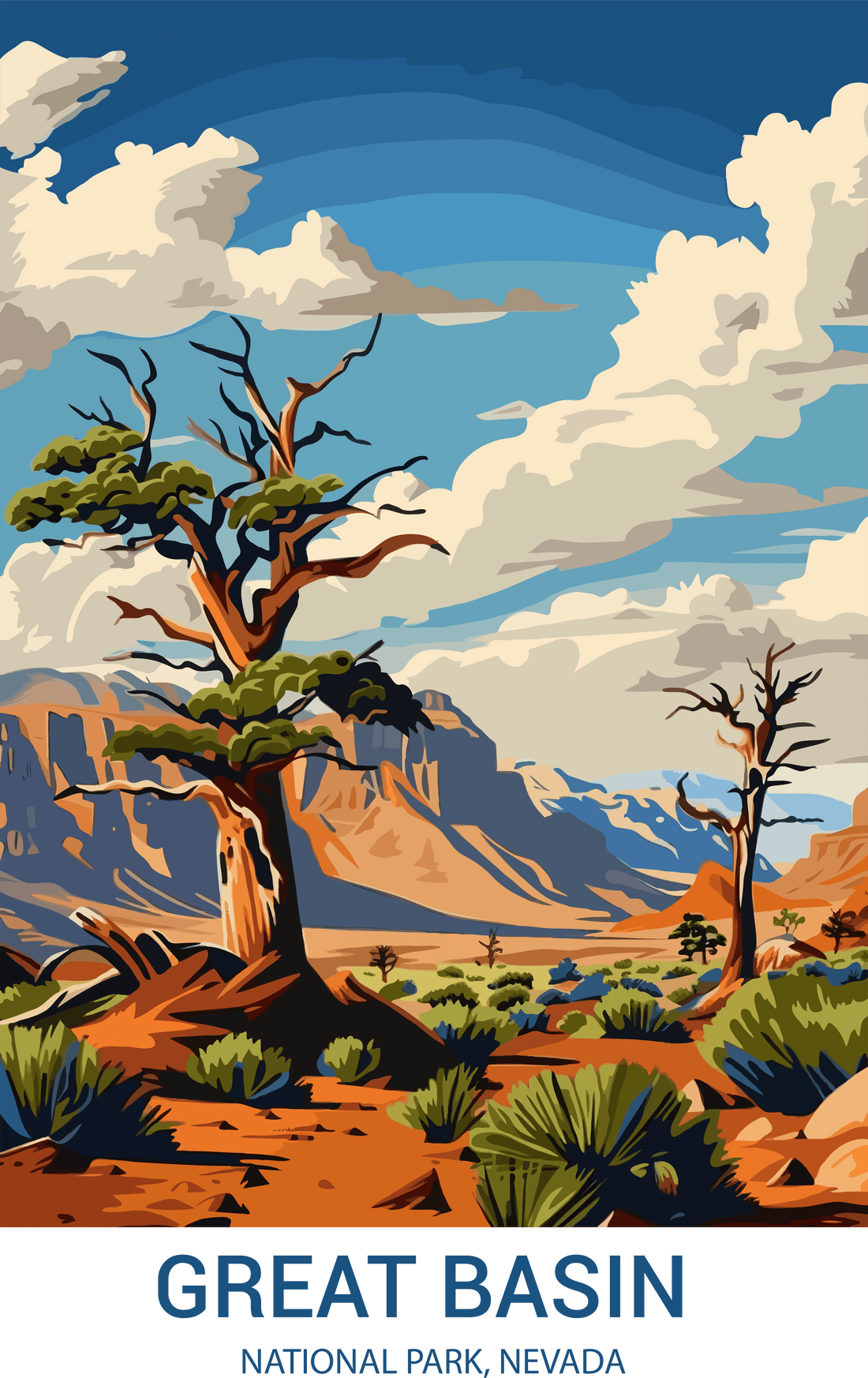 Great Basin National Park, Nevada A3 Poster