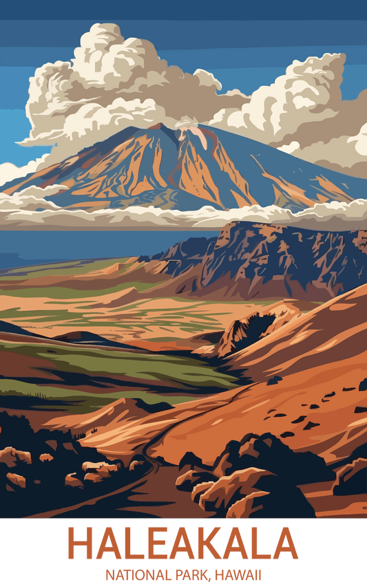 Haleakala National Park, Hawaii A3 Poster