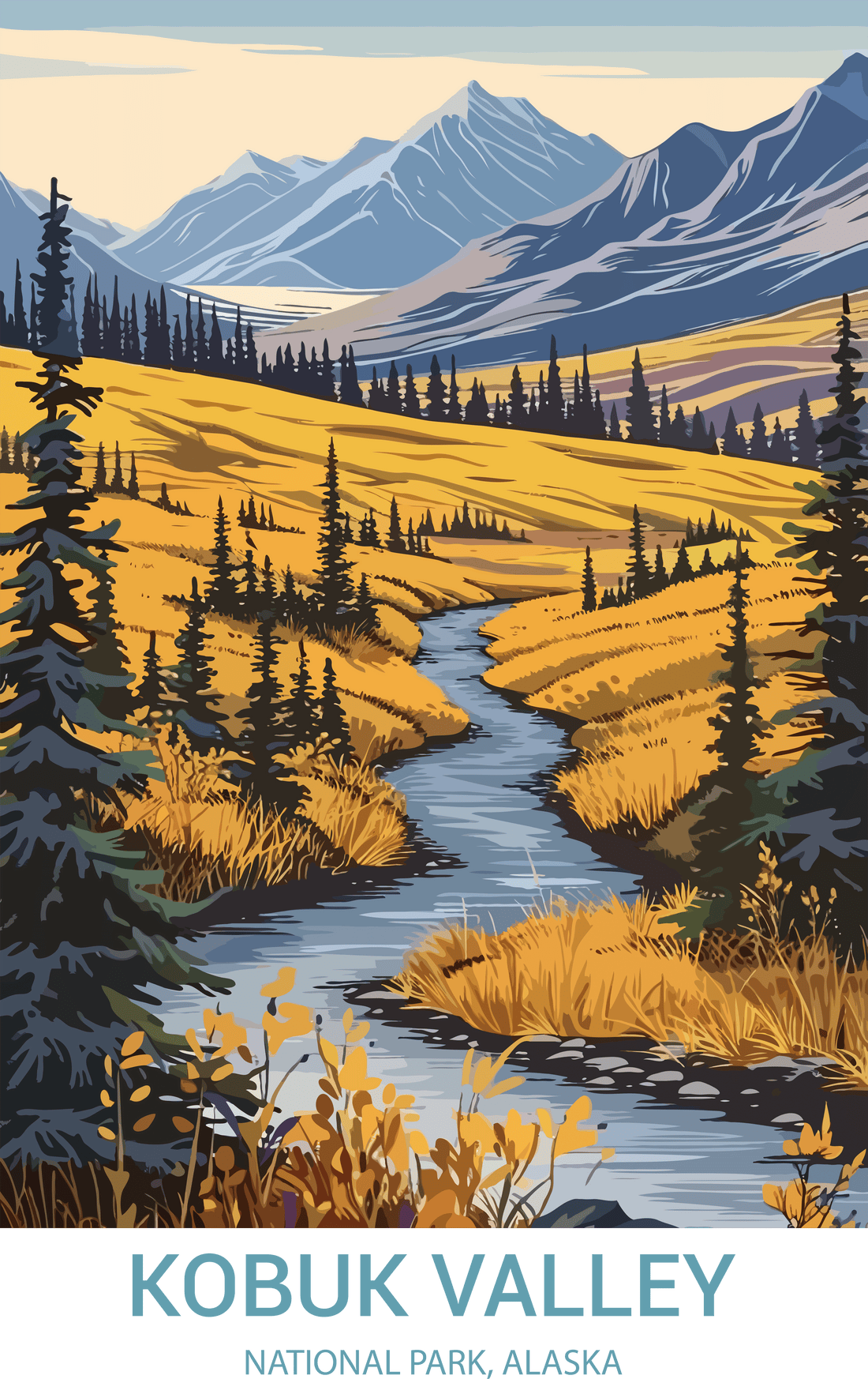 Kobuk Valley National Park, Alaska A3 Poster