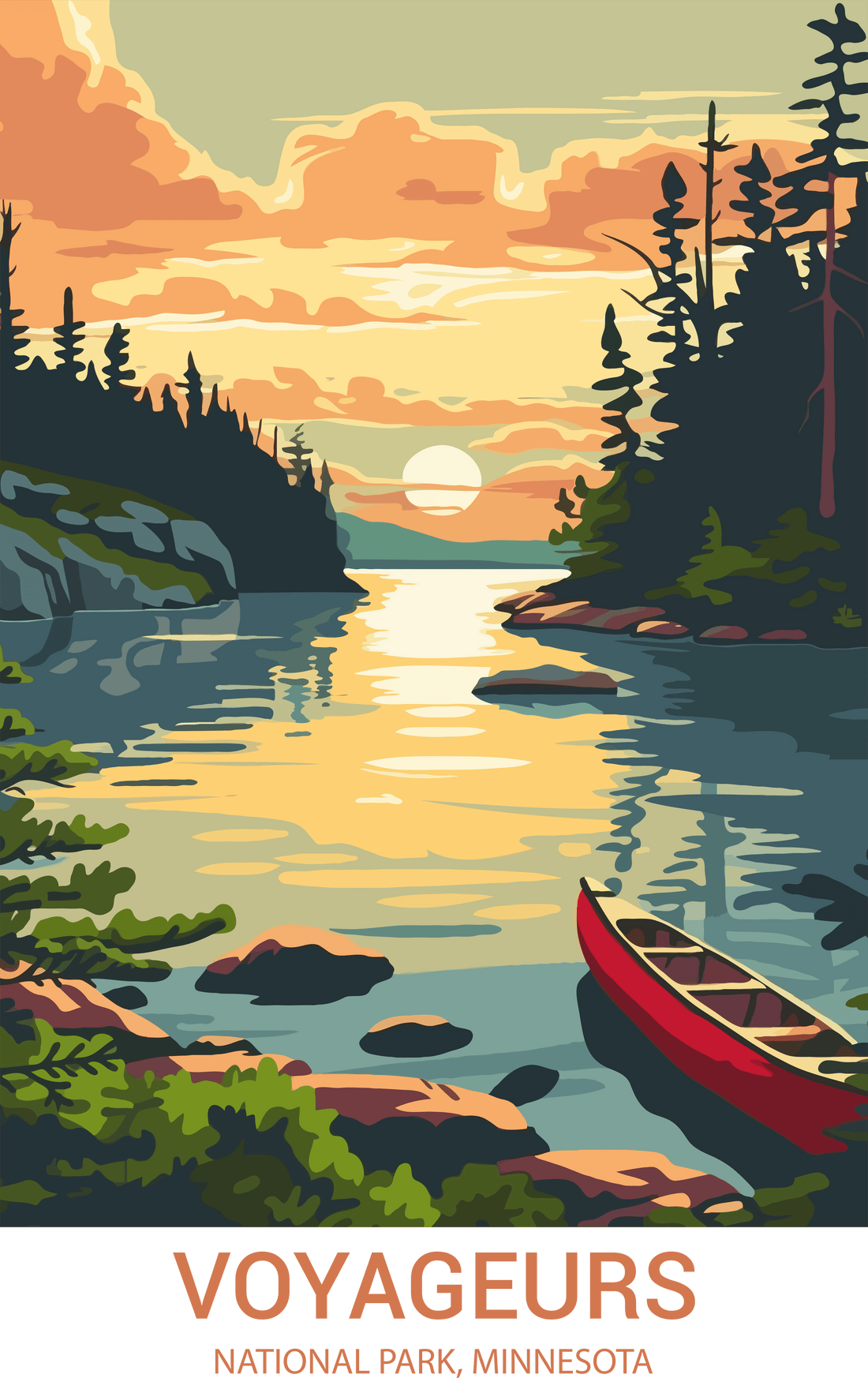 Voyageurs National Park, Minnesota A3 Poster