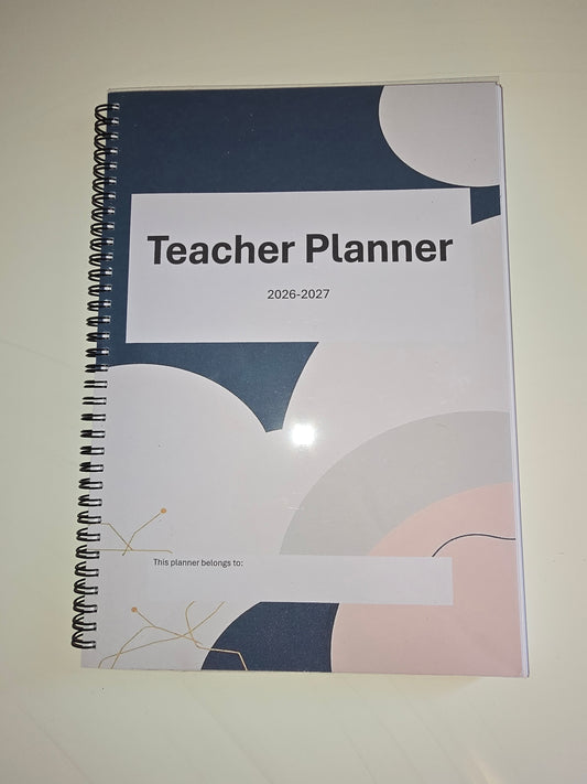 Generic teacher planner