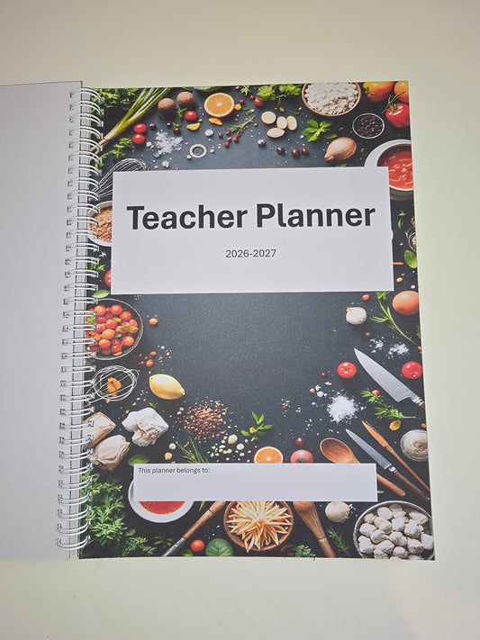 Food Tech Teacher Planner