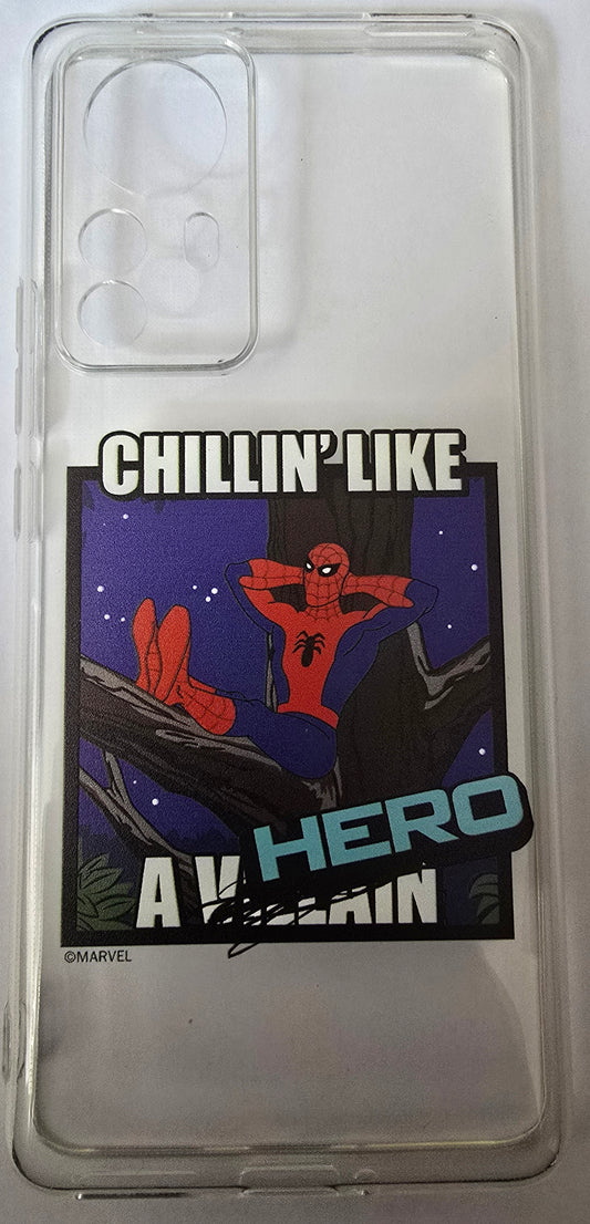 Spiderman Chillin' Like a Hero Marvel Phone Case for XIAOMI 12 Pro