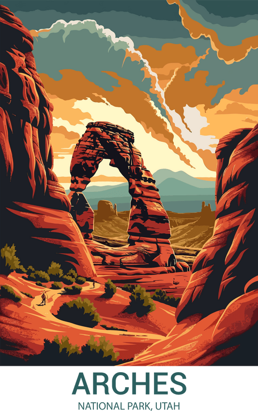 Arches National Park, Utah A3 Poster
