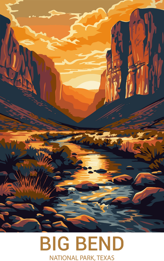 Big Bend National Park, Texas A4 Poster