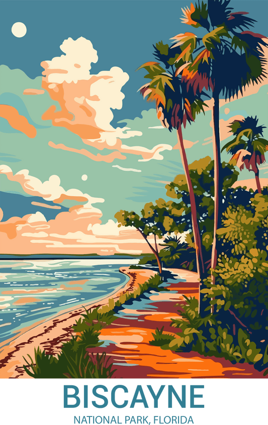 Biscayne National Park, Florida A3 Poster