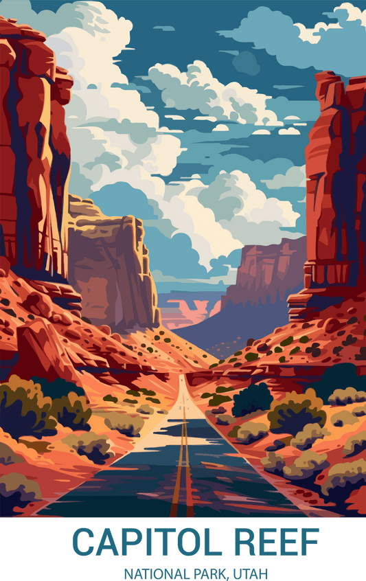 Capitol Reef National Park, Utah A3 Poster