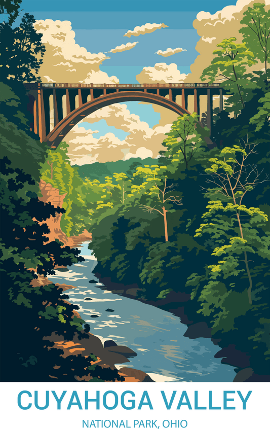 Cuyahoga Valley National Park, Ohio A4 Poster