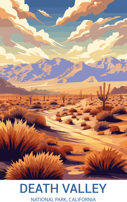 Death Valley National Park, California A3 Poster
