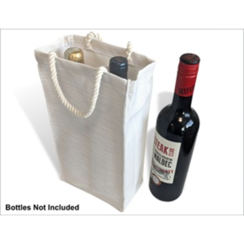 Custom Double Bottle Wine Bag