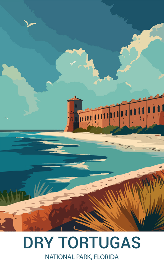 Dry Tortugas National Park, Florida A3 Poster