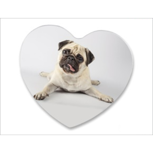 Custom Polymer Heart Fridge Magnet