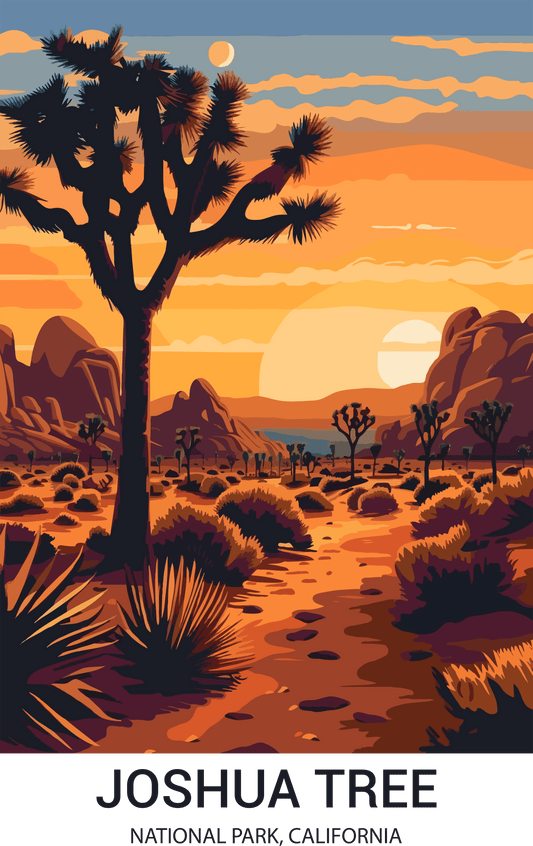 Joshua Tree National Park, California A4 Poster