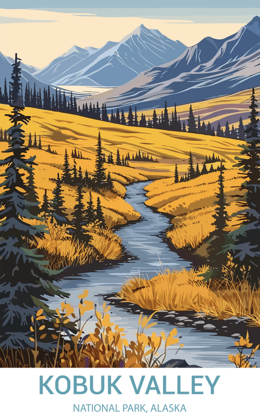 Kobuk Valley National Park, Alaska A4 Poster