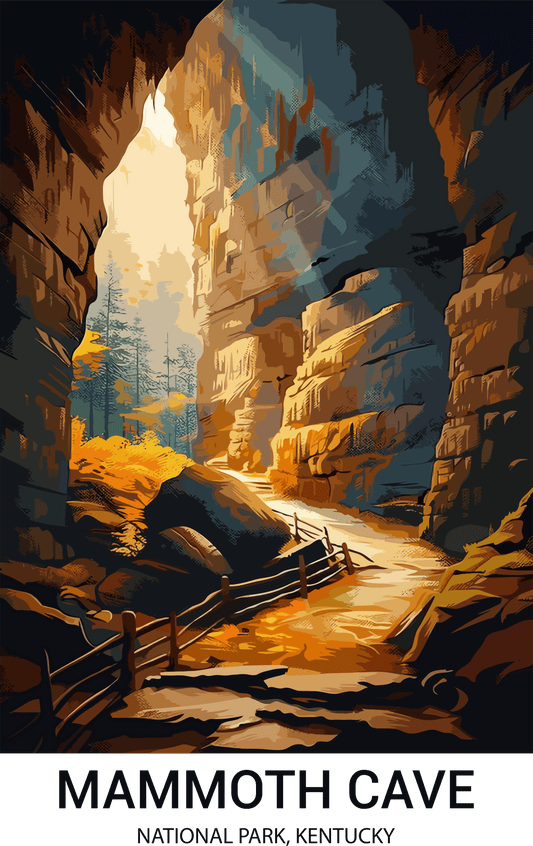 Mammoth Cave National Park, Kentucky A4 Poster