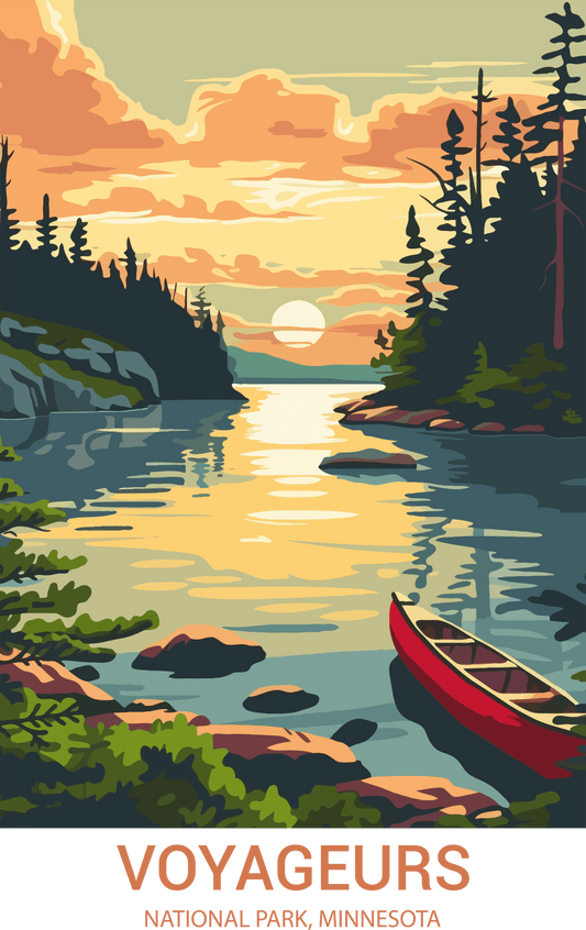 Voyageurs National Park, Minnesota A4 Poster