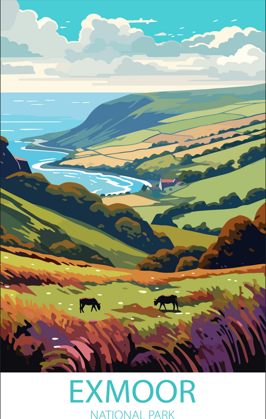 Exmoor National Park A4 Poster