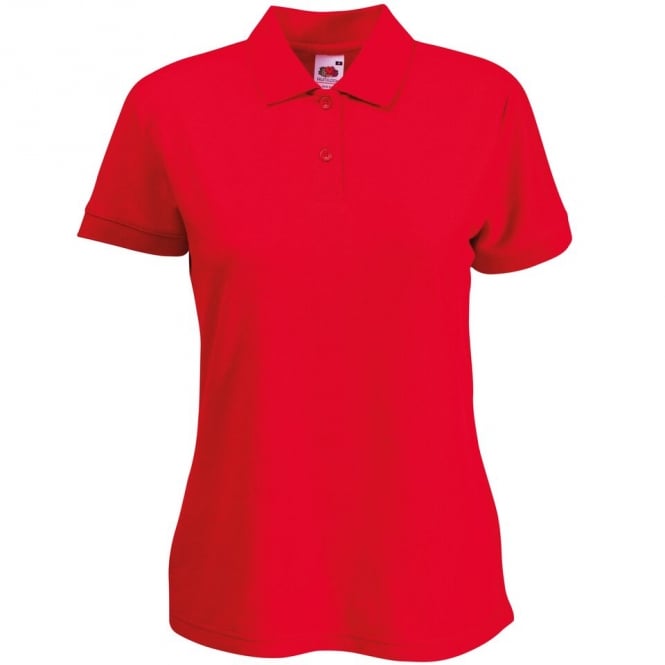 Custom Fruit of the Loom Ladyfit Polo Shirt