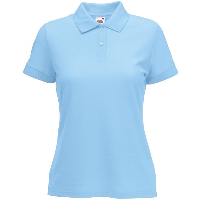 Custom Fruit of the Loom Ladyfit Polo Shirt